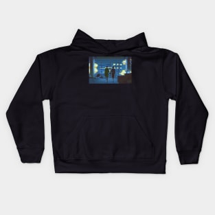 Fight Club End Scene Starry Night Kids Hoodie